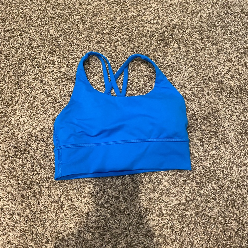 lululemon Energy Longline Bra - poolside color